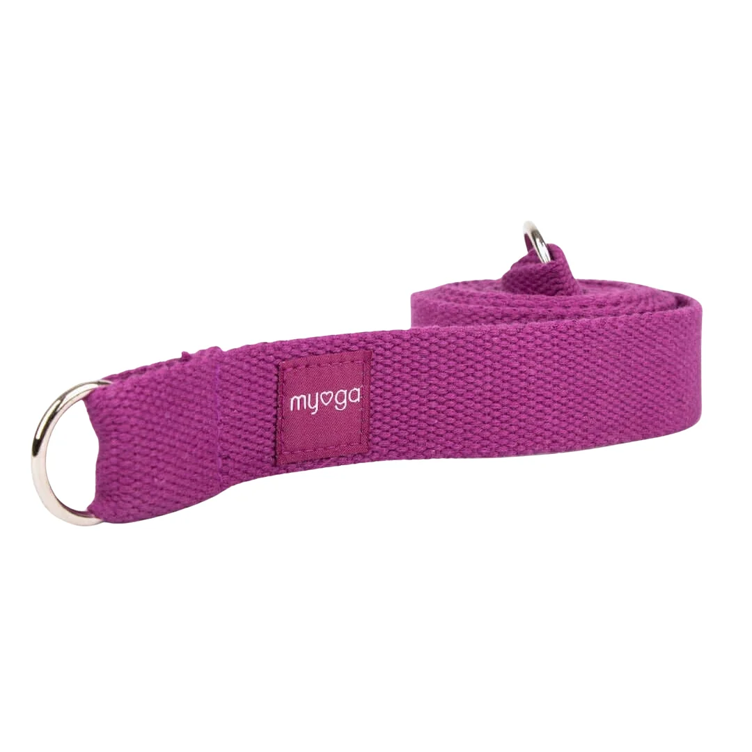 Myga Yoga Strap – Royal Plum